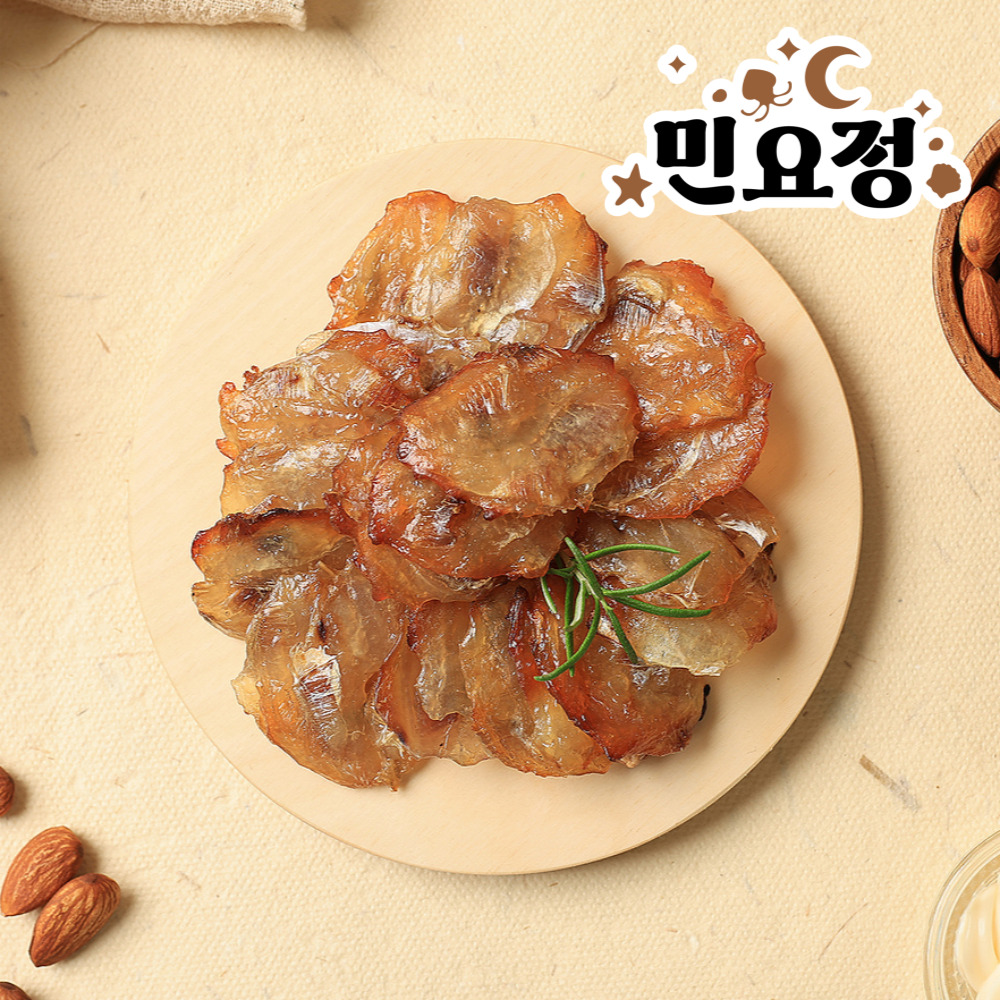 민요정 국내가공 구운 동전 쥐포 쥐치포 250g - 상품 이미지