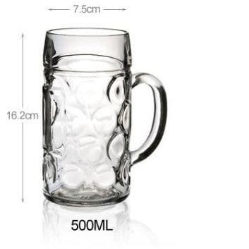 맥주500잔 하이볼잔 생맥주잔 500ml 유리컵 얼음 컵 이미지 8