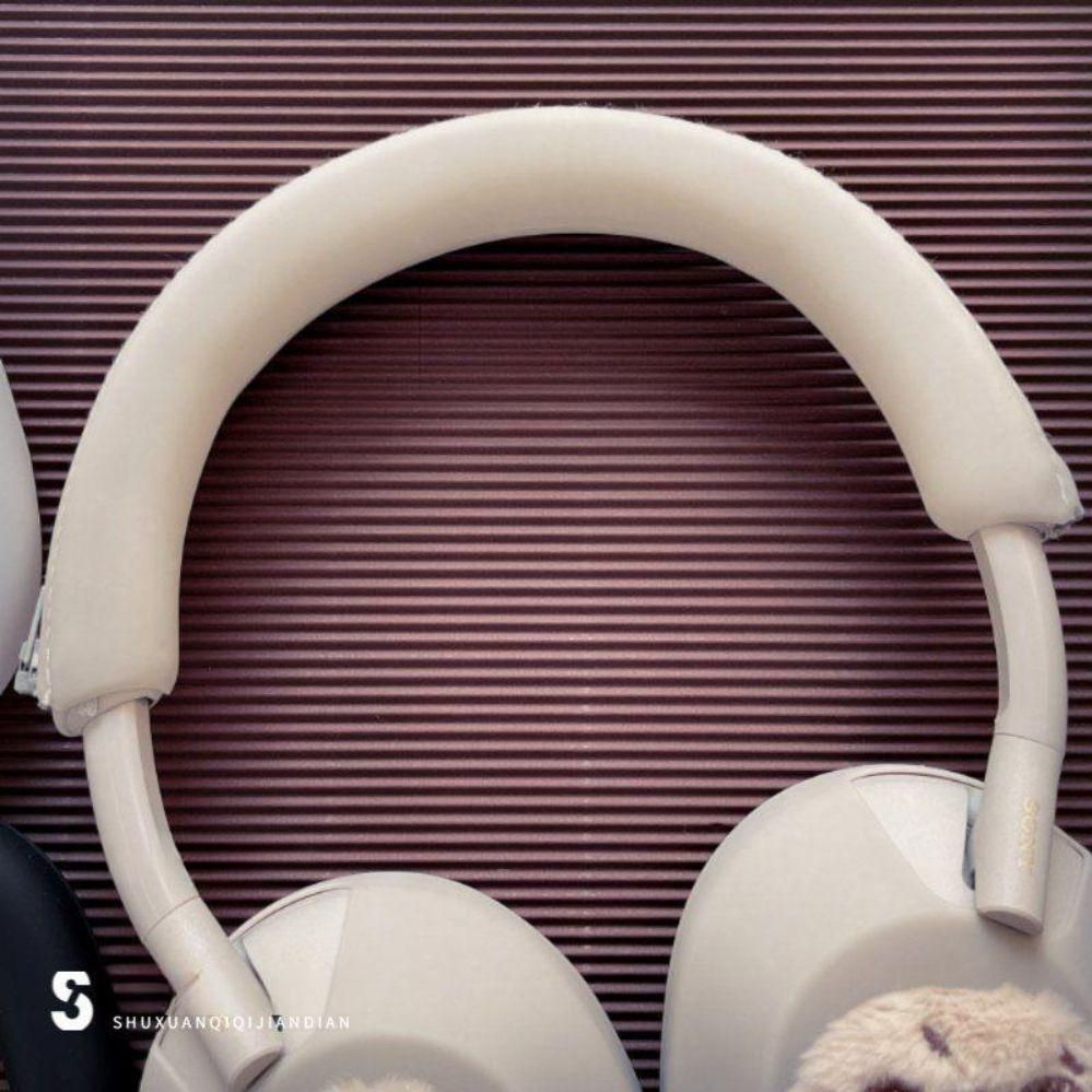 소니 WH-1000xm6 헤드폰 실리콘 보호 케이스 헤드 밴드 빔 소프트 이어캡 커버 그레이 플러시 베어 3종 세트 Sony WH-1000XM6 신제품 - 상세 이미지 4
