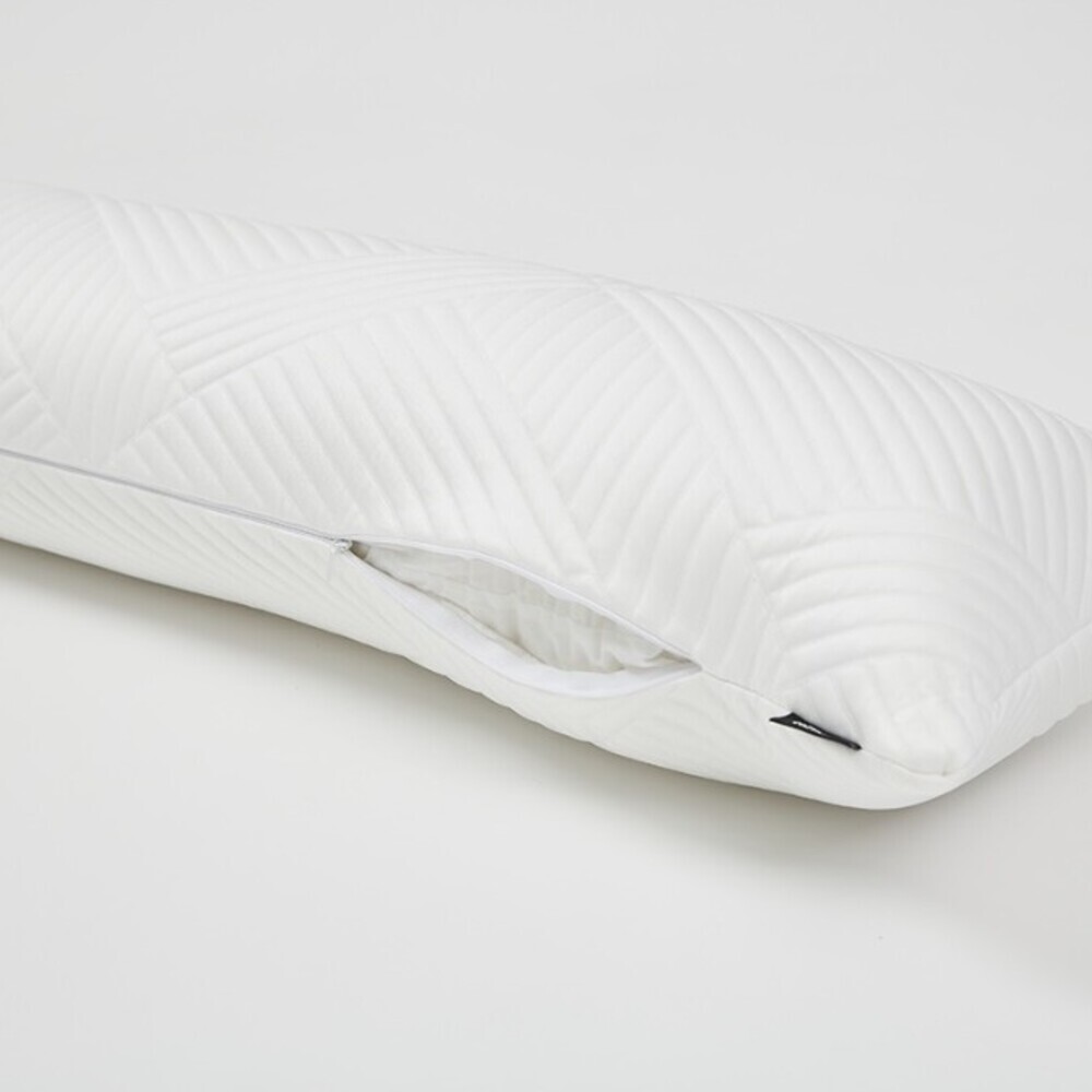 레노마 홈 시원한 여름 냉감원단 바디솜쿠션 바디필로우 솜포함 카일포르페 화이트, 30x100cm