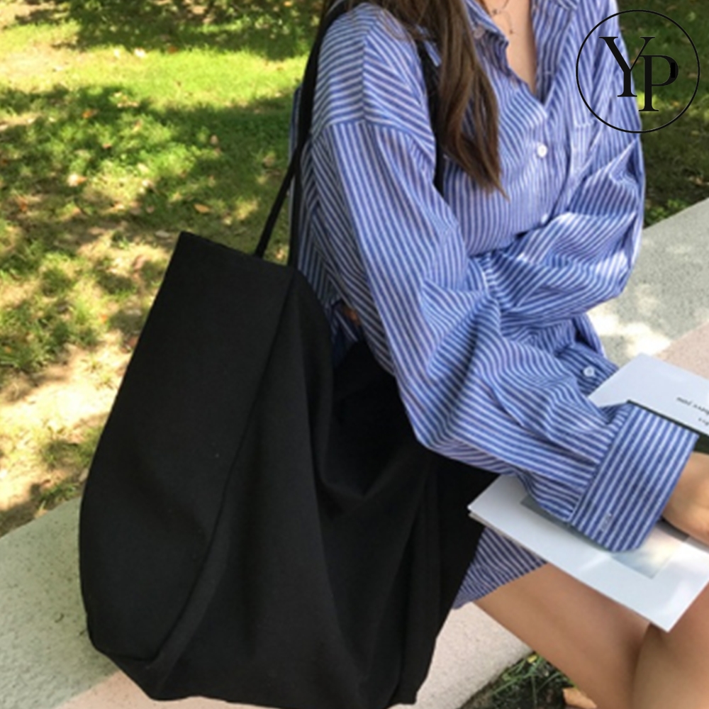대용량 보부상 가방 숄더백 대학생 캠퍼스 오피스 패션 코디 토트백 여행 보조가방 트래블백 - 메인 이미지