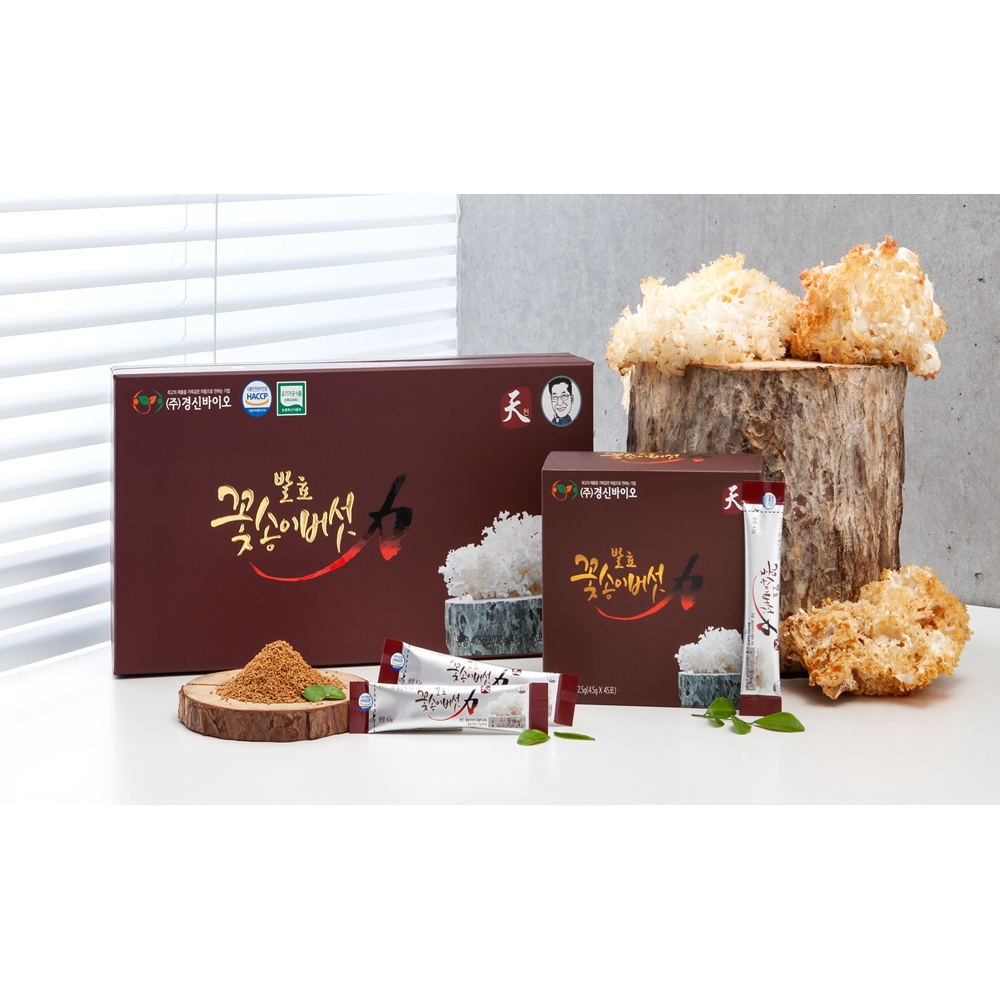 발효 꽃송이버섯 효소 꽃송이현미 천 스틱형 경신바이오 90포, 7개