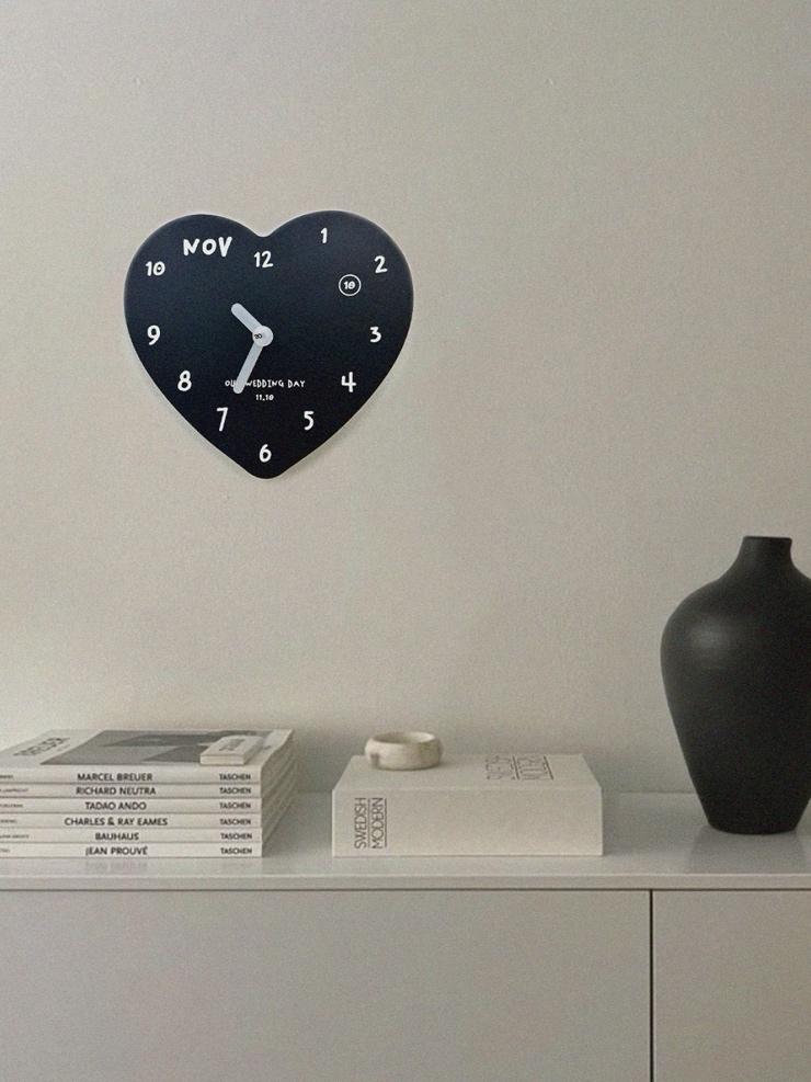 무소음 벽시계 기념일 인테리어 벽걸이시계