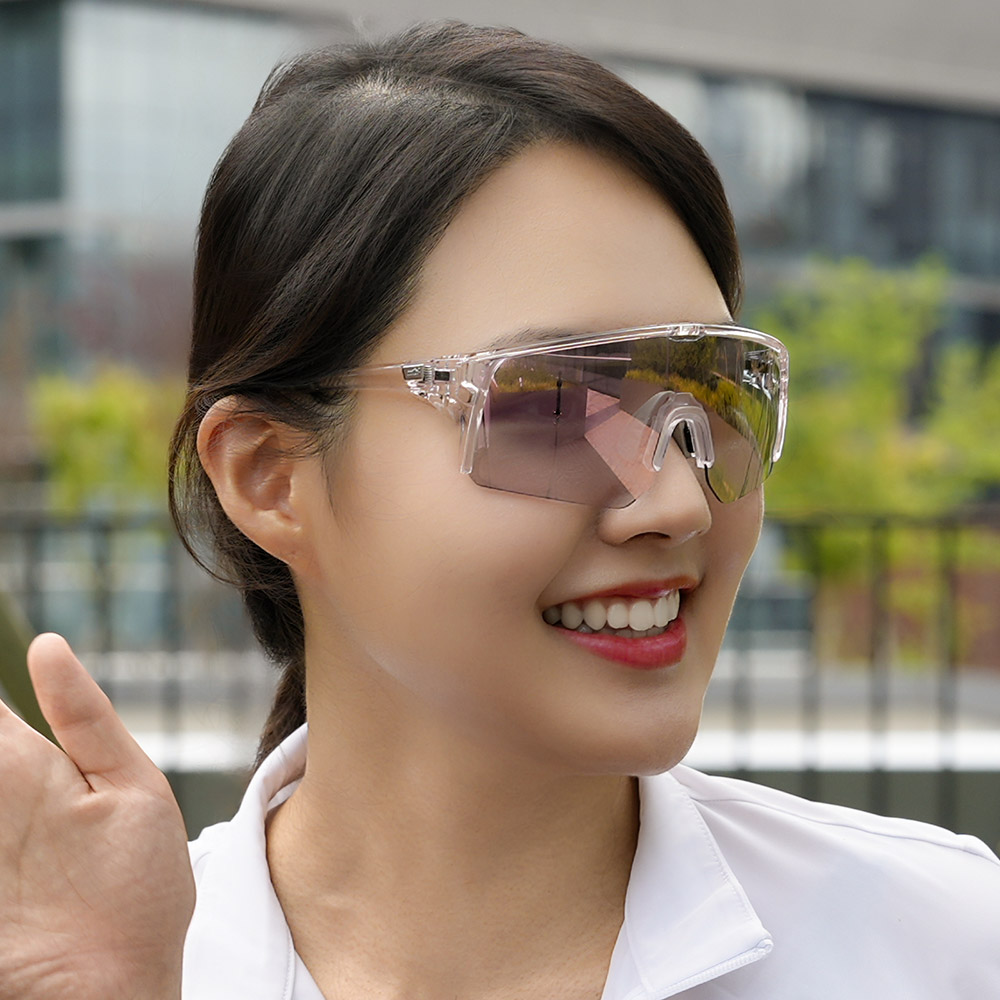 WTD 레디 변색 미러 고글 골프 자전거 러닝 테니스 스포츠 선글라스 - 상세 이미지 3
