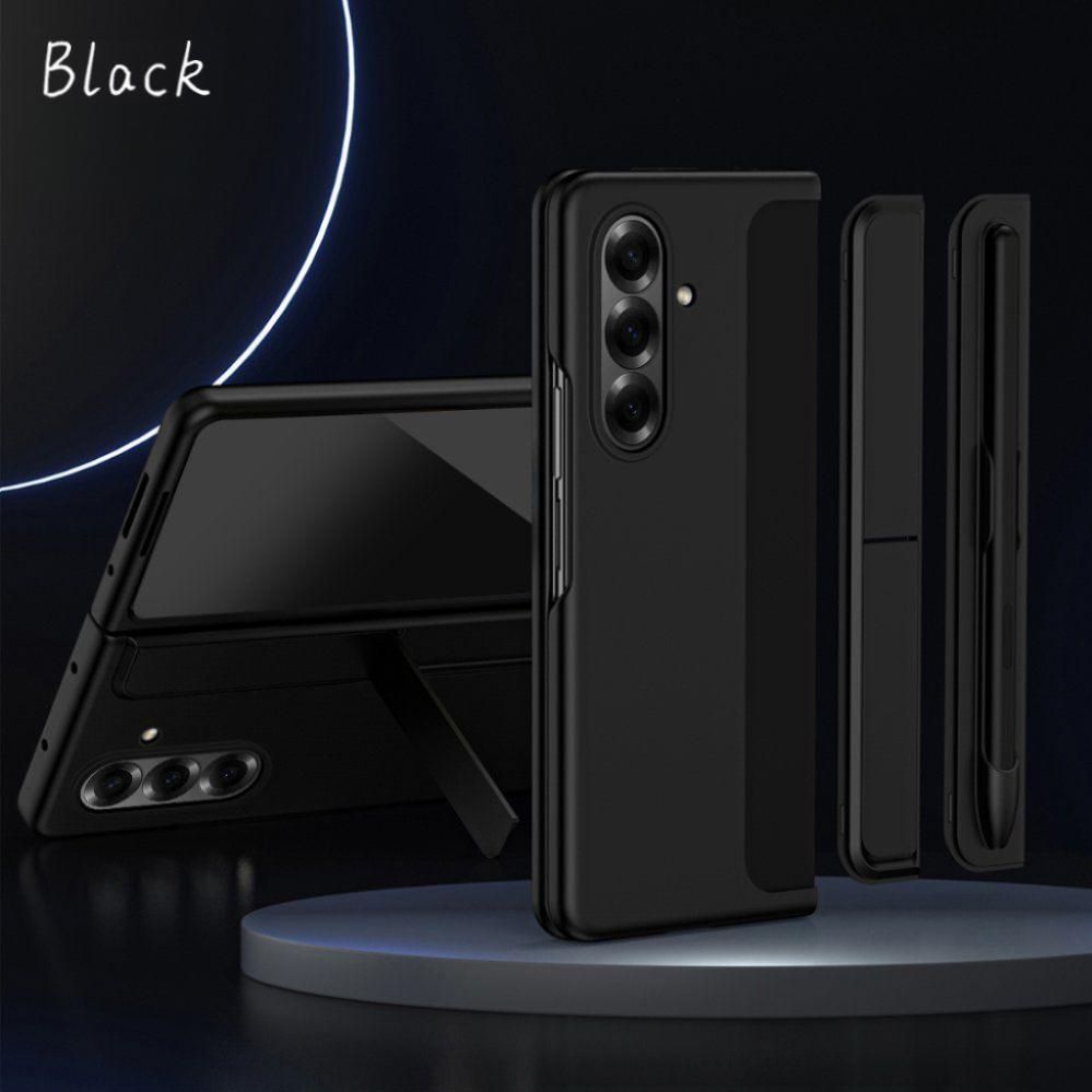 갤럭시 z폴드7 케이스 액정 보호 필름 탈부착 모듈 s펜 슬롯 킥스탠드 커버 검은색 스택 펜슬롯 펜 포함 삼성 갤럭시 z 폴드 7 - 상세 이미지 2