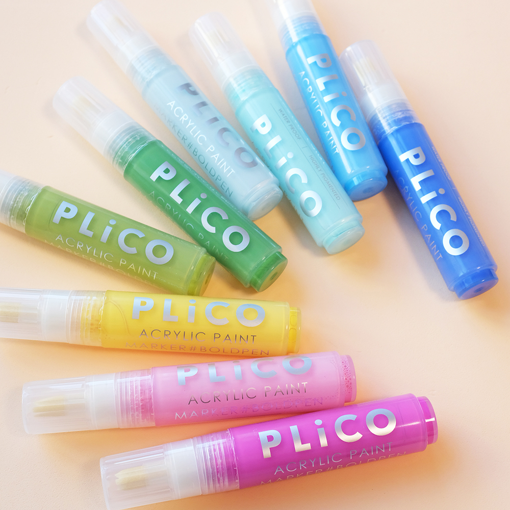 페인트마카 아크릴 마카펜 글라스 페인트 마카 펜 유리 플리코 볼드펜