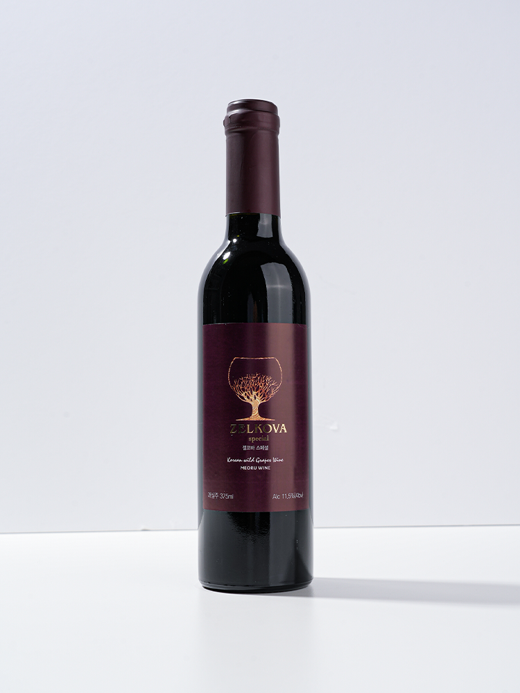 젤코바 머루와인스페셜 2016빈티지 11.5% 375ml 무가당 레드드라이 국산와인 전통주 - 상품 이미지