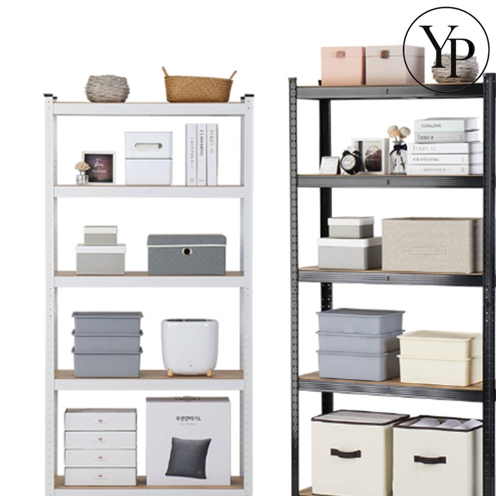5단 다용도실 선반장 창고 테라스 팬트리 진열대 공간활용 경량렉