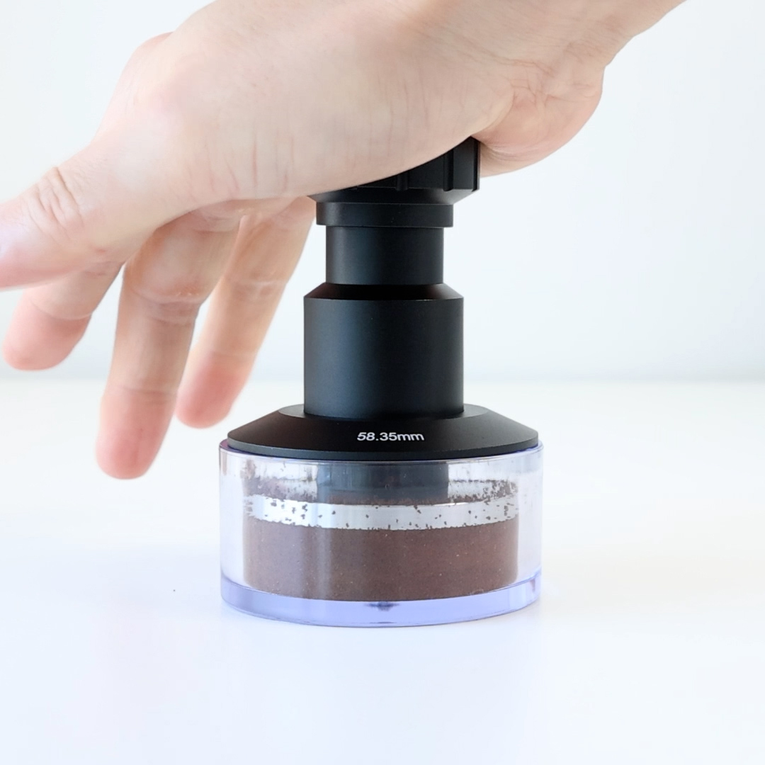 블랙 임팩트 템퍼 58.35mm 가변압 정압 스프링 푸쉬 커피 탬퍼 탬핑 브레빌 - 상세 이미지 5