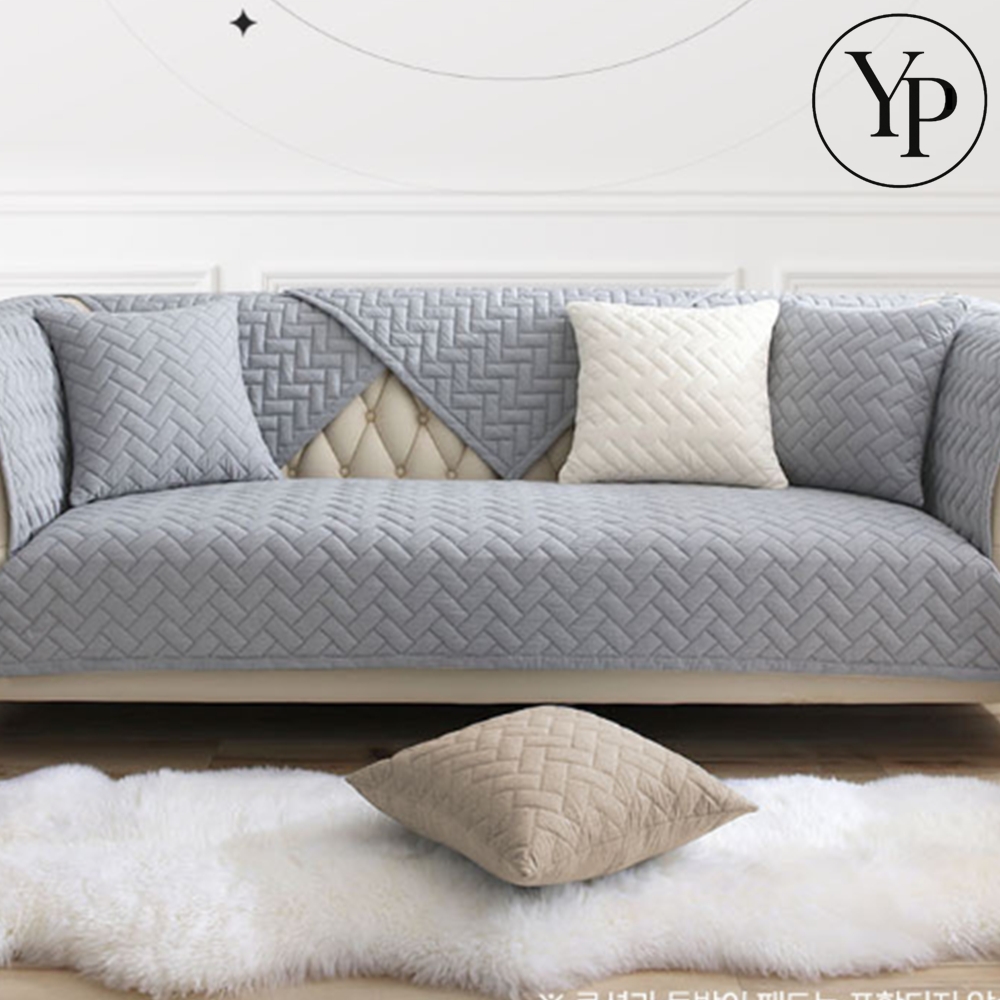 4인용 쇼파커버 여름용 패브릭 의자 천갈이 덮개 모던 인테리어 기스방지 쇼파리폼