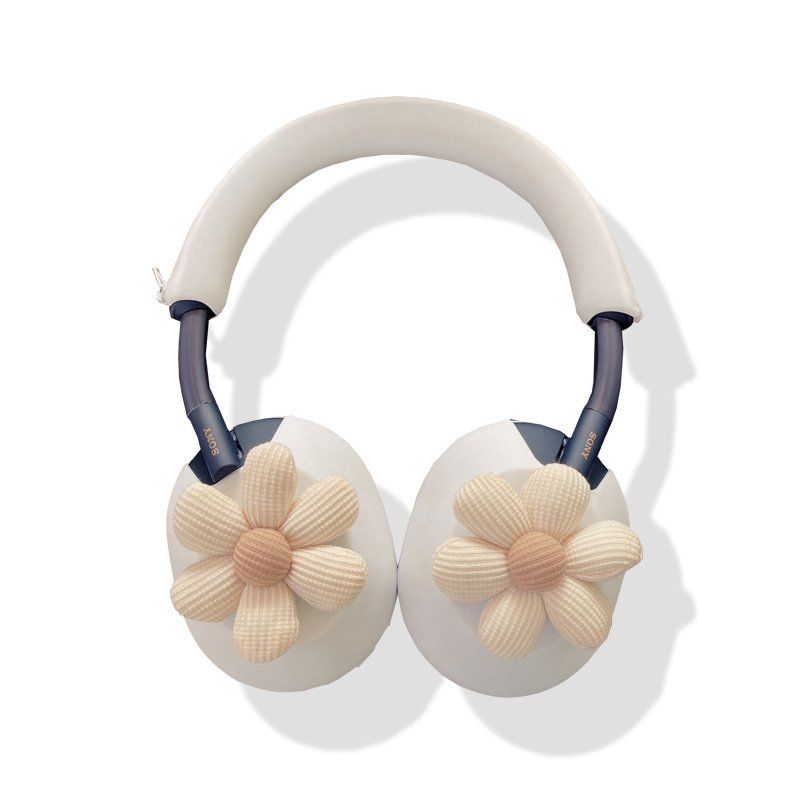 소니 WH-1000xm6 케이스 패브릭 데이지 헤드빔 이어캡 실리콘 커버 그레이 데이지 쉘/헤드빔/이어캡 WH-1000XM6 신제품 - 상세 이미지 2