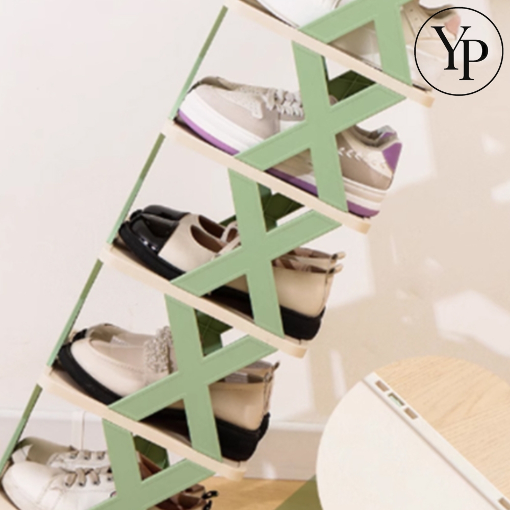 좁은 현관 미니 신발장 정리대 3단 조립식 선반 슈즈렉 슈벤치 간이 틈새 보관함