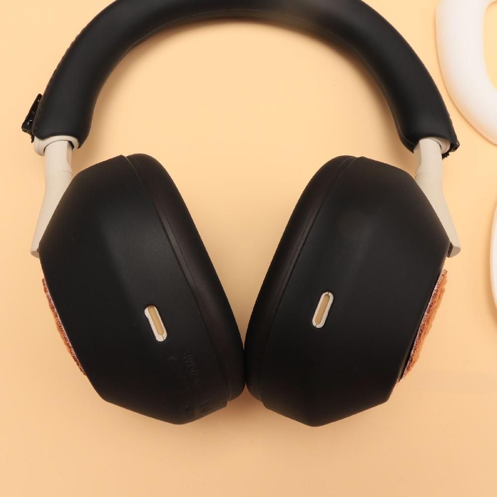 소니 WH-1000XM6 헤드셋 케이스 귀여운 곰 크로스 헤드 빔 커버 귀마개 이어캡 블랙 짙은 갈색 베어 쉘 이어폰 커버 + 헤드 소니 WH-1000XM3/4 - 상세 이미지 4