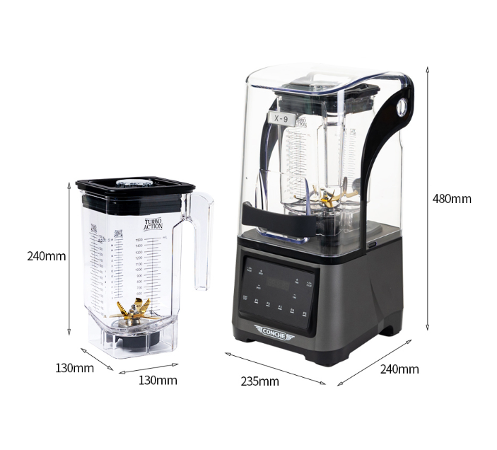 콘체블렌더 X9 대형믹서기 고성능 초고속 영업용 믹서분쇄기 진공 대용량 3.5마력+볼1개더