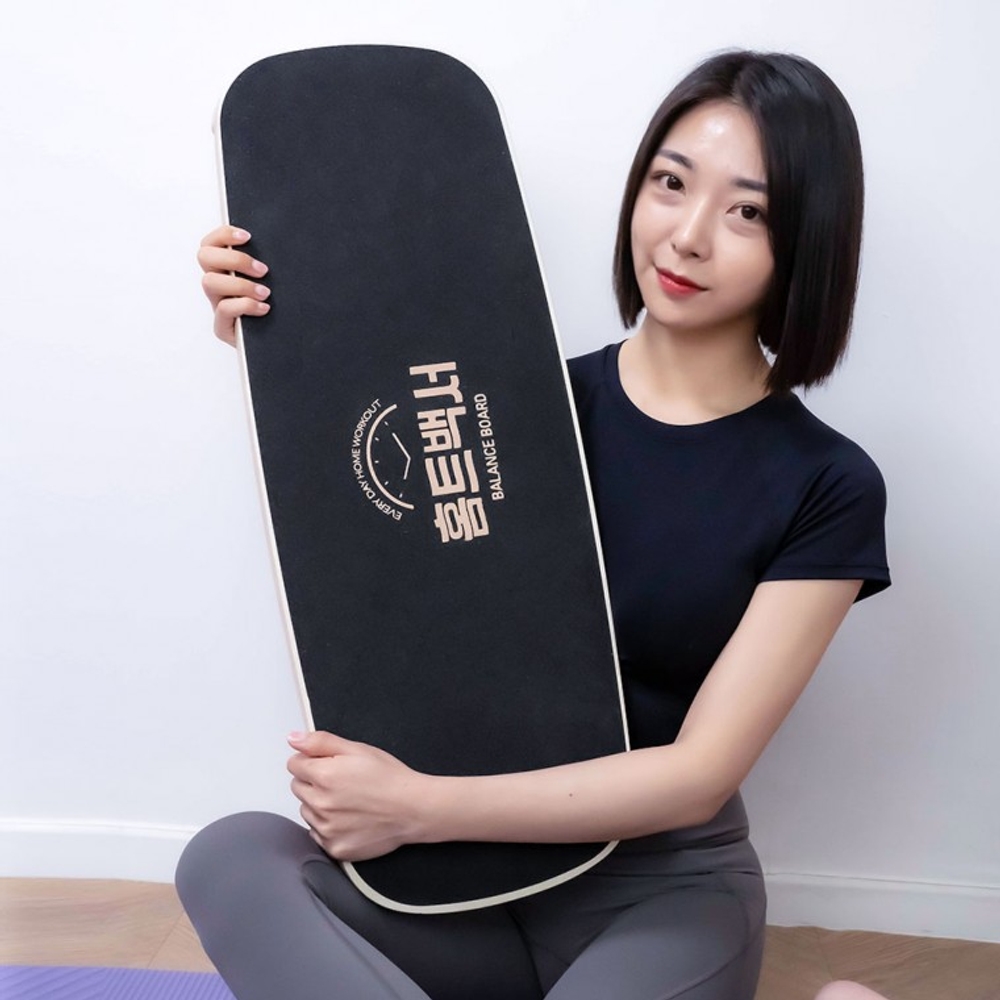 코어 밸런스 보드 스트래칭 패드 운동기구 홈트레이닝 균형잡기 다리근력 밸런싱 - 메인 이미지