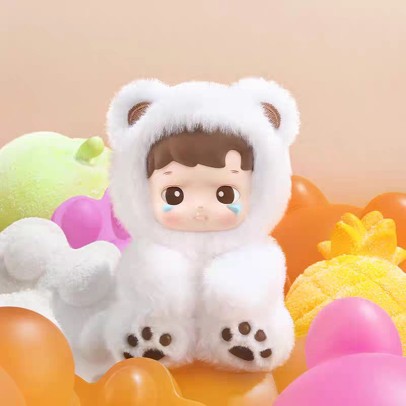팝마트 정품 하치푸푸 젤리곰 시리즈 인형 키링 플러시 블라인드 박스 구미 접착제 에나멜 랜덤 - 상세 이미지 3