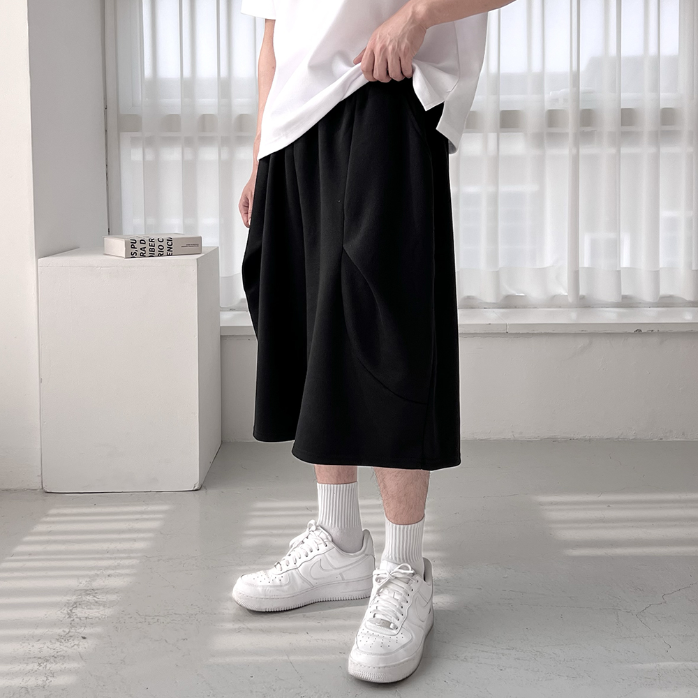 남자버뮤다팬츠 통큰바지 남자7부반바지 - 상세 이미지 5