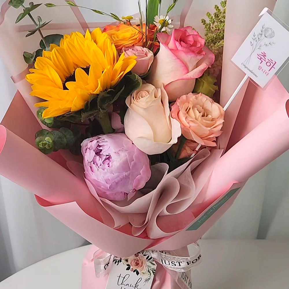 꽃본김해 꽃다발 생화 택배 꽃 정기구독 농장 직매입