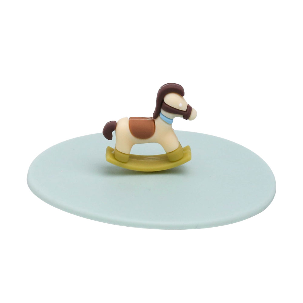 아이크빈 컵 뚜껑 머그컵 덮개 실리콘 머그리드 목마-민트