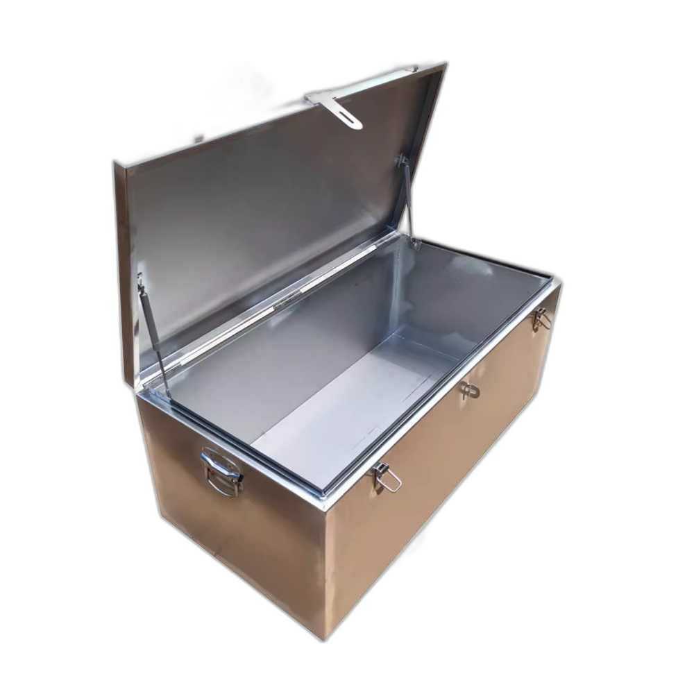 대형 철제 공구함 스테인리스 가전제품 픽업 도구 상자 50x25x25 - 상품 이미지