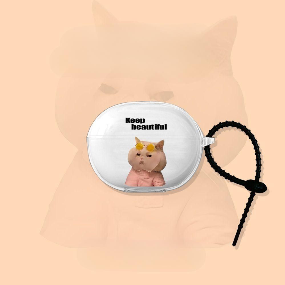샥즈 오픈닷 원 투명 케이스 강아지 고양이 애완동물 사진 커버 휴대 전화 고양이 투명 쉘 + 검은 밧줄로 놀 Shaoyin Opendots One E310 - 상세 이미지 2