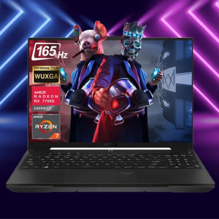 [해외]ASUS TUF 16인치 라이젠 7 얼티밋 게이밍 노트북, FHD+ 165Hz, AMD 7735HS(비츠 인텔 i7-13700H), 라데온 RX 7700S(비츠 지포스 RT