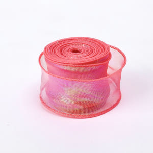 청첩장 오간디 리본 9m 40mm 오간자 오로라 청첩장 펄 선물포장 공예... 실사용 후기 | 효과 있을까? - 상품 이미지 4