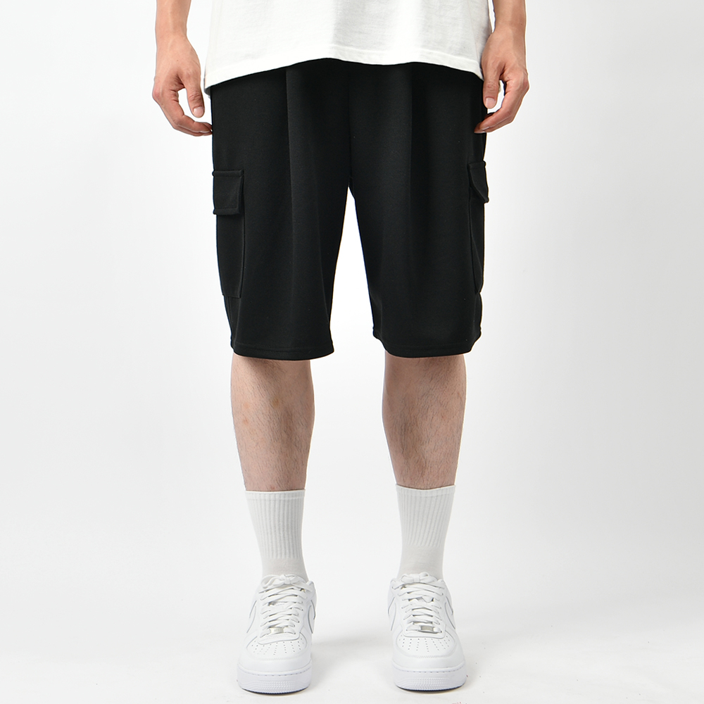 남자 반바지 버뮤다팬츠 여름 와이드 카고 냉감 밴딩 6부 - 상세 이미지 2