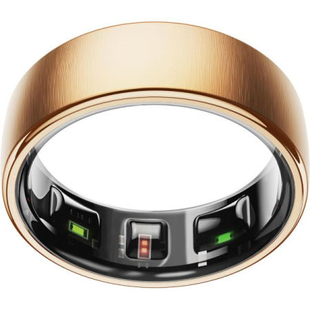 [해외]심박수, 혈중 산소, 수면 모니터, 단계, 칼로리, 아이폰/안드로이드용 5ATM 방수, 구독료 없음(로즈 골드, 8#)을 위한 스마트 헬스 링 건강 트래커