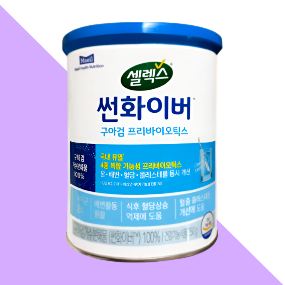 매일유업 셀렉스 썬화이버 프리바이오틱스 구아검 250gX1박스