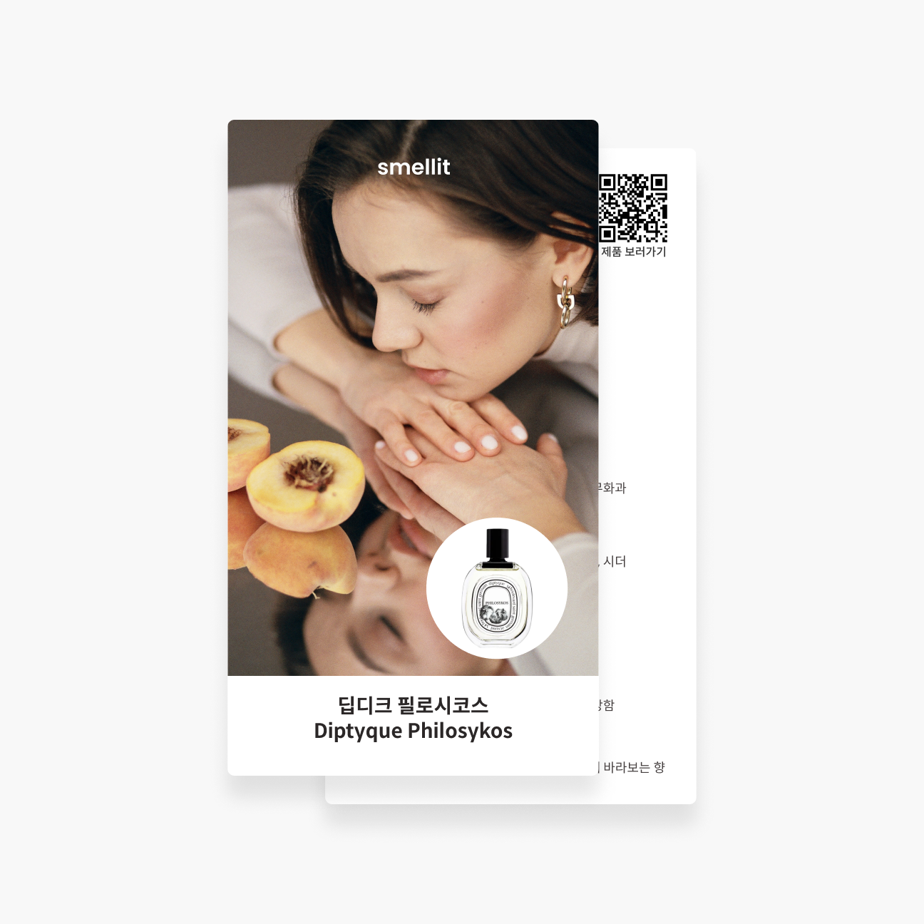 [향수 가이드북] 딥디크 필로시코스 향 오드뚜왈렛 향수 시향지 시향카드