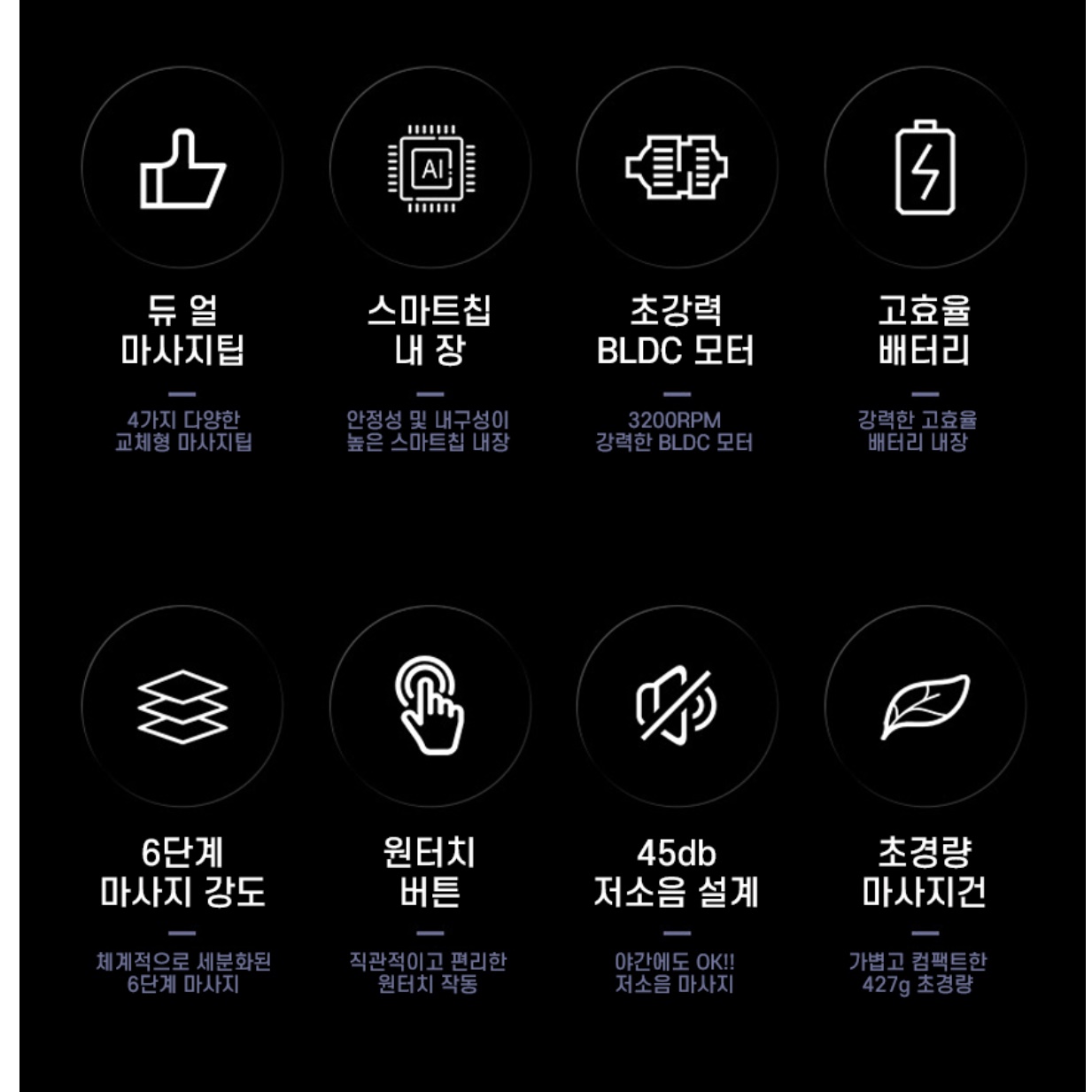 소형 안마기 미니 진동기 가슴 팔뚝 마사지기 무릎 마사지 기계 - 상세 이미지 3