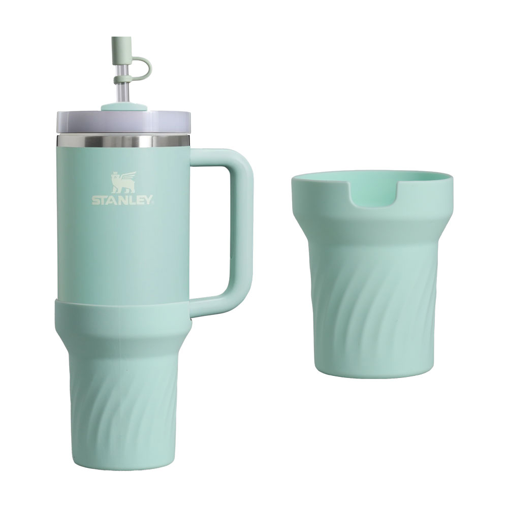아이크빈 스탠리 스타벅스 텀블러 호환 롱 바닥 커버 1.18L, 민트