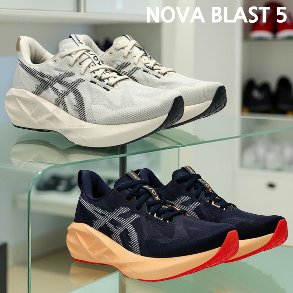 아식스 노바블라스트 5 남성 런닝화 마라톤화 1011B975/관세포함 네이비 275
