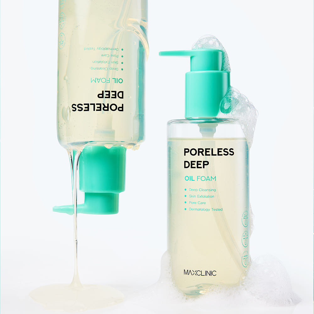 맥스클리닉 포어리스 딥클렌징 오일투폼 200ml, 2개 이미지 1