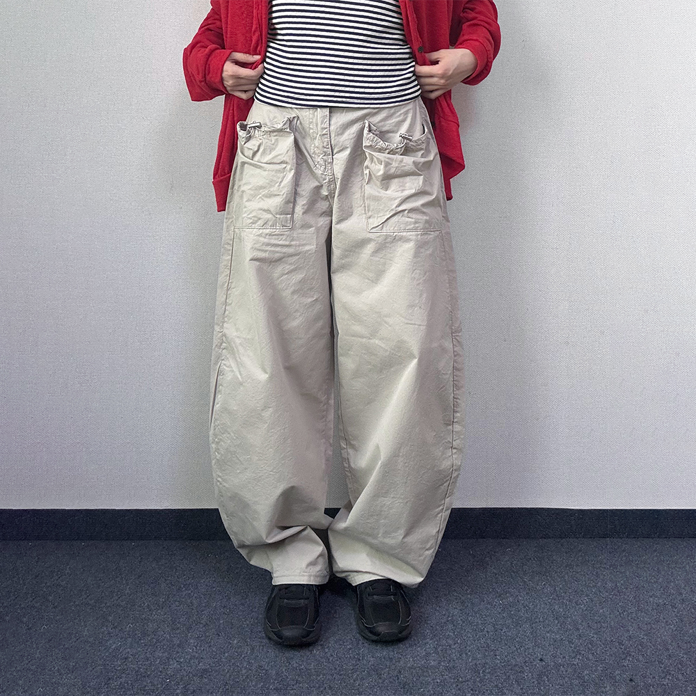 파치 포켓 바이오 롱 와이드 팬츠 [3Color] - 상품 이미지