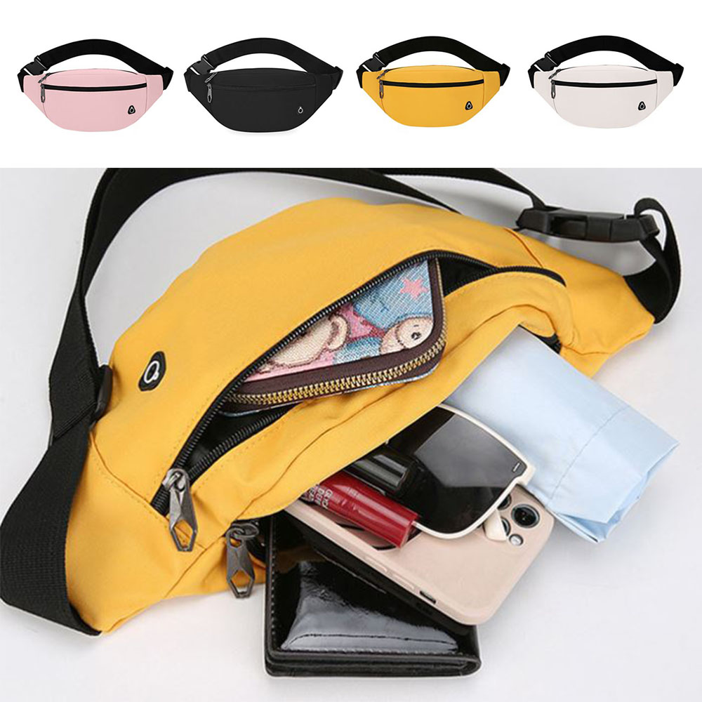 남녀 힙색 슬링백 보조 포켓 크로스 심플 수납 가방