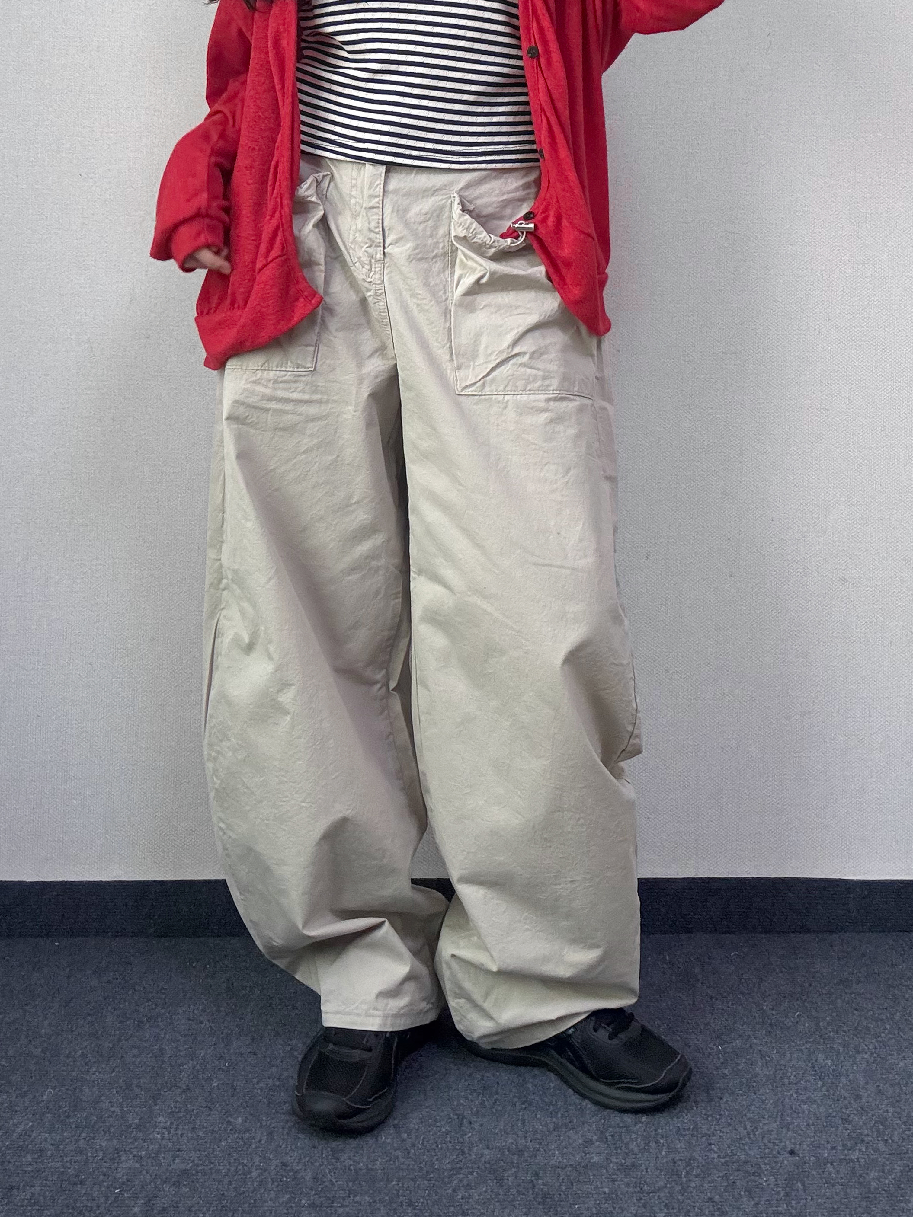 파치 포켓 바이오 롱 와이드 팬츠 [3Color] - 상세 이미지 2