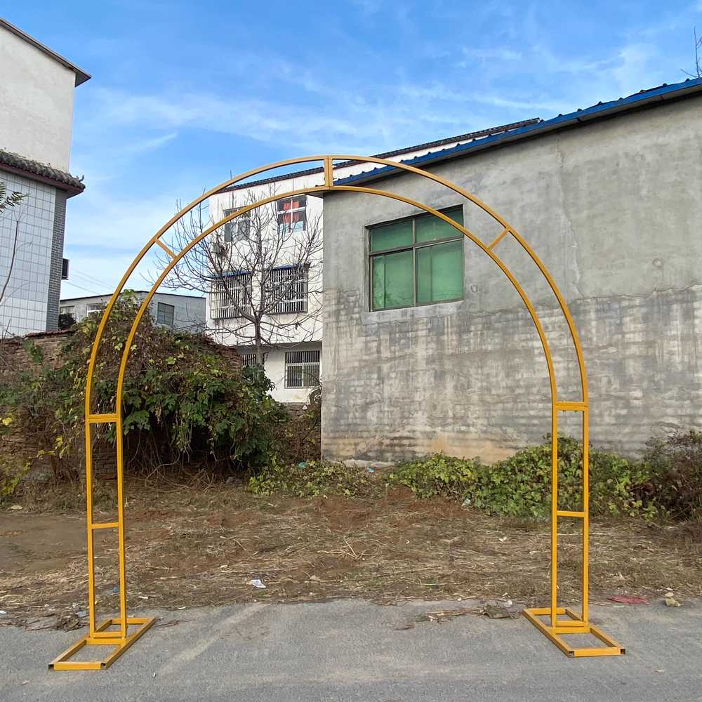 웨딩아치 꽃문 스탠드 꽃장식 공원 촬영 플라워 대문 2.2x2m - 상세 이미지 5