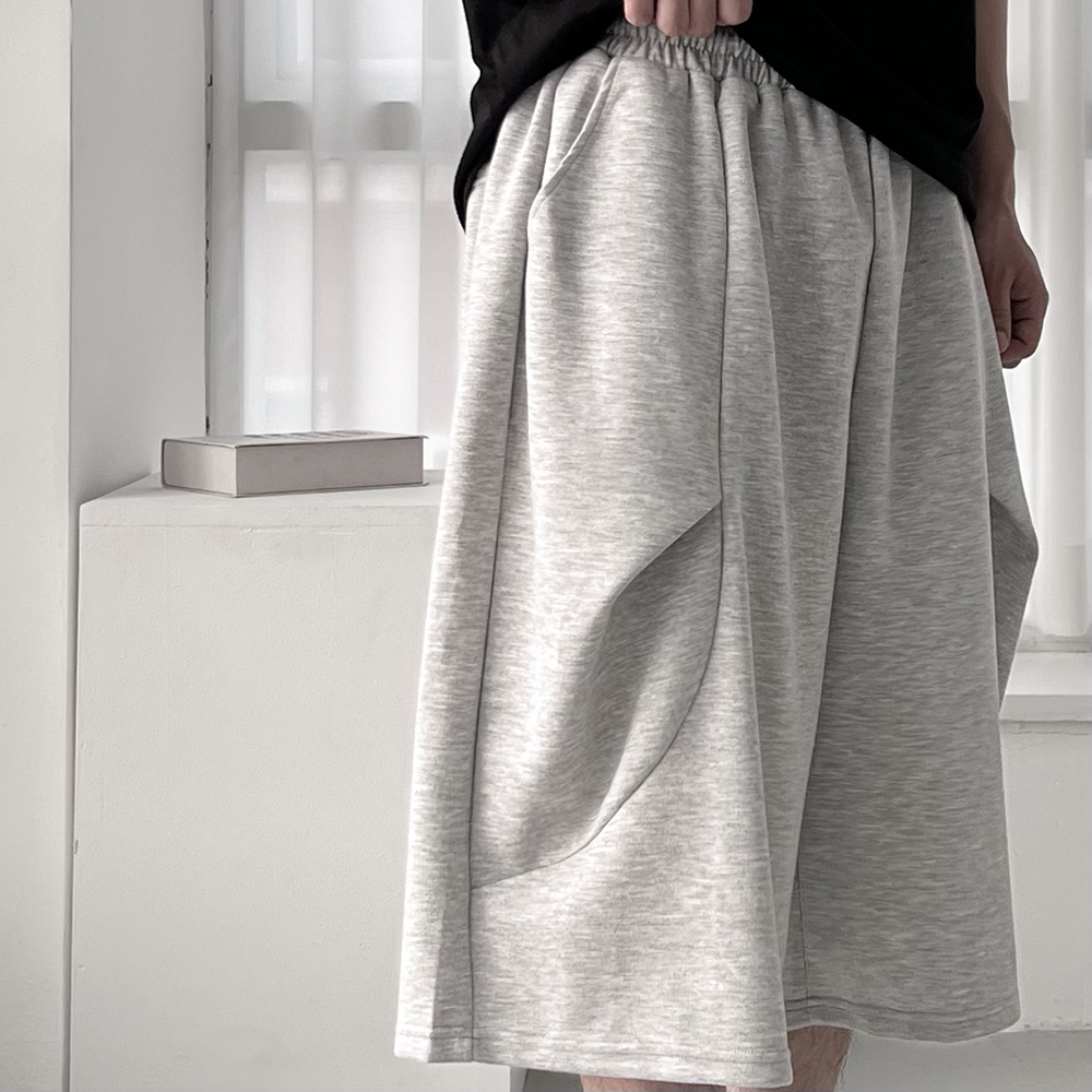 남자버뮤다팬츠 통큰바지 남자7부반바지 - 상세 이미지 3