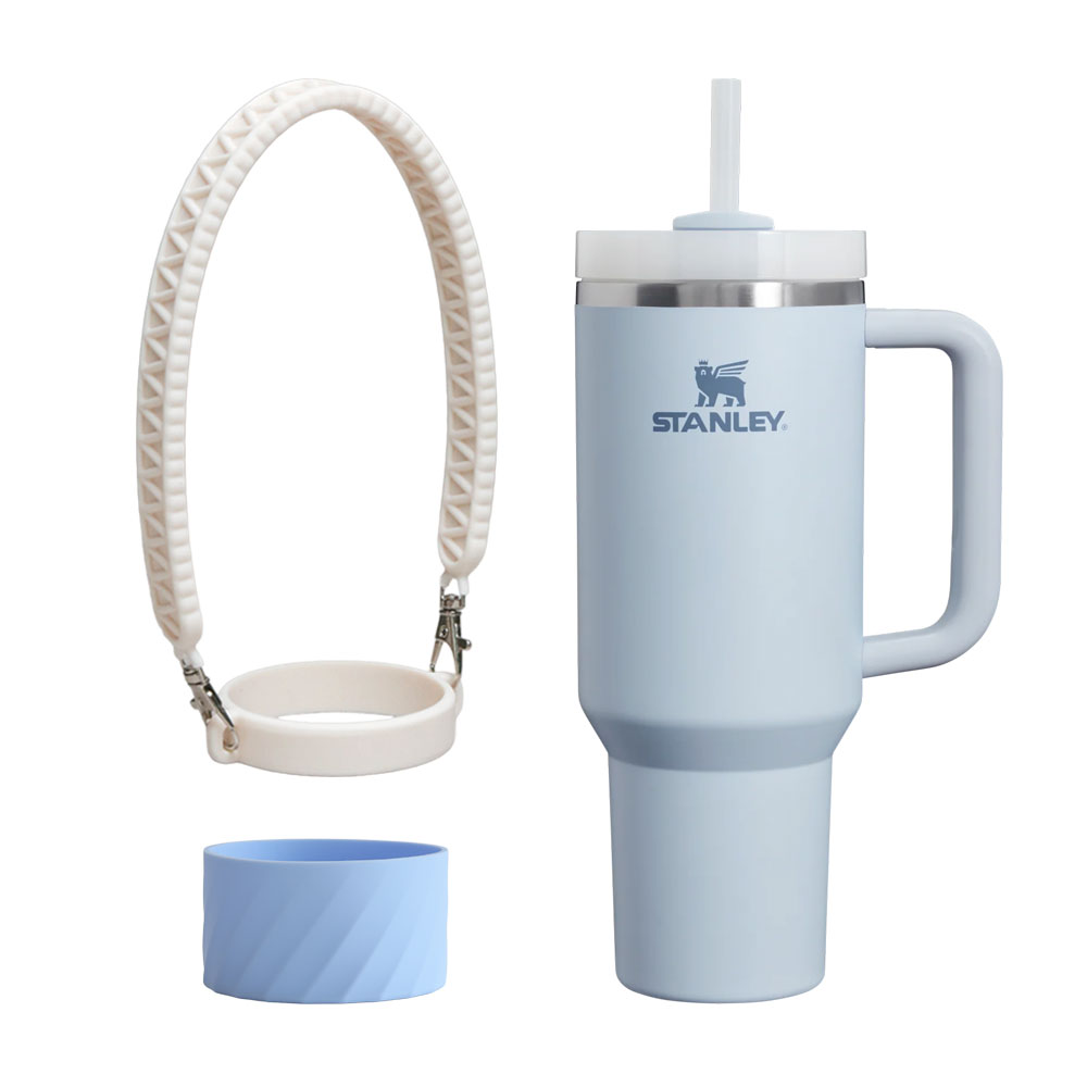 스탠리 호환 텀블러 실리콘 바닥커버 스트랩 2종 세트