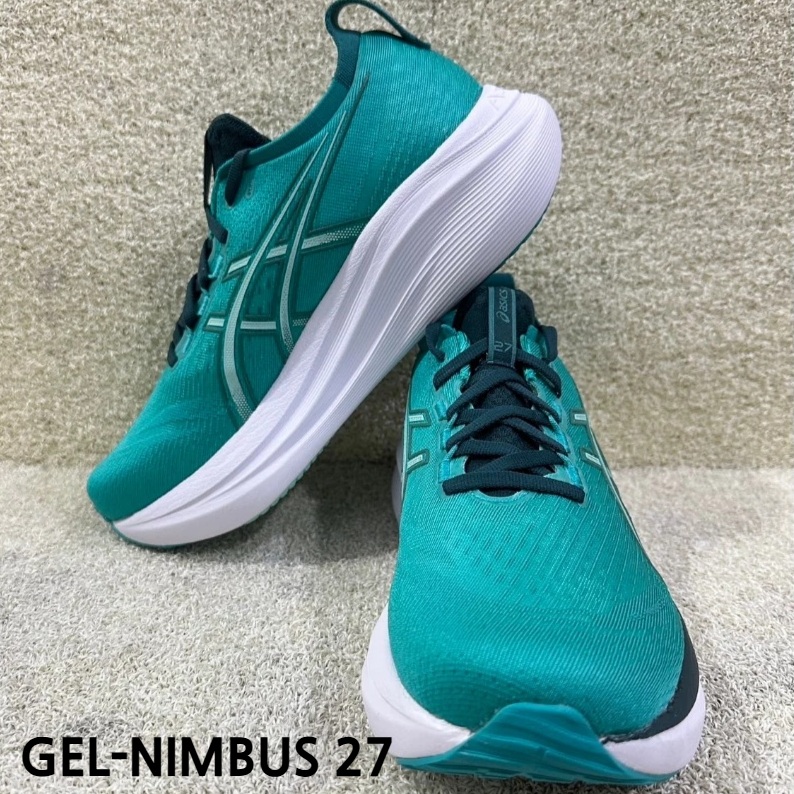 아식스 젤 님버스 27 스탠다드 2E 러닝화 운동화 남성 1011B958.400