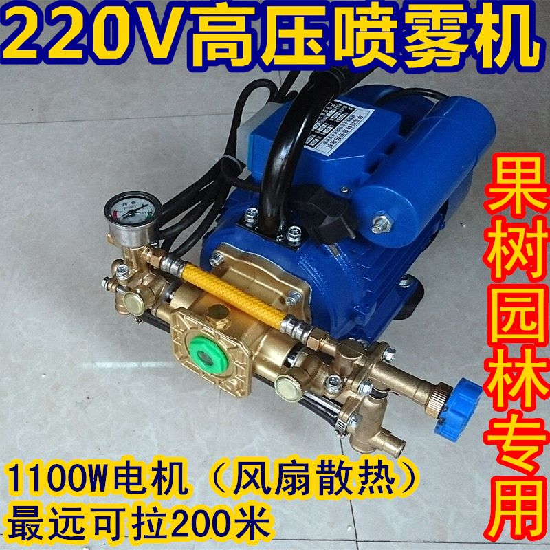 과수원 고압 전기 350W 플런저펌프 농업용 플런저 농약살포기 - 상세 이미지 3