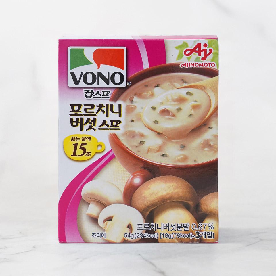 메가마트 농심 보노 포르치니 버섯 스프 17.2gx3 - 상품 이미지