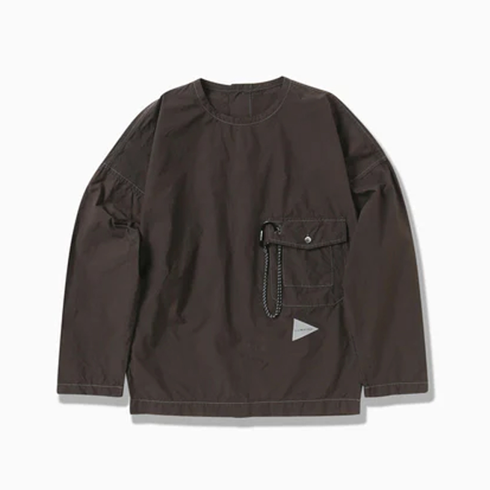 앤드원더 티셔츠 CORDURA typewriter LS pullover (W) 긴팔 5745283072 - 상세 이미지 4