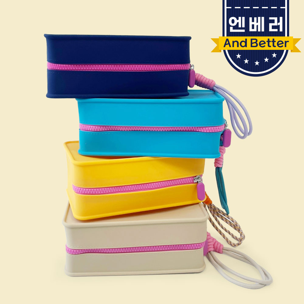 실리콘 파우치 쥬디 수영가방 모찌백 수영복파우치 여행용 - 상품 이미지