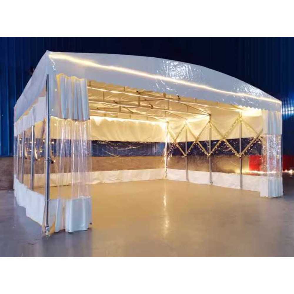 차고지 천막 자바라 비막이 텐트 자동차 접이식 창고 3x3m - 상품 이미지