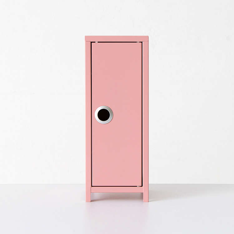 심플리 미니수납장 105x105x275mm, 1단, 핑크 0832.4779 - 메인 이미지