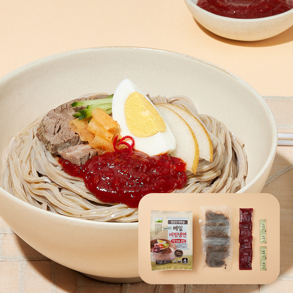 칠갑농산 냉천골 3종 4인분 들기름 막국수 메밀물냉면 비빔냉면 - 상세 이미지 4