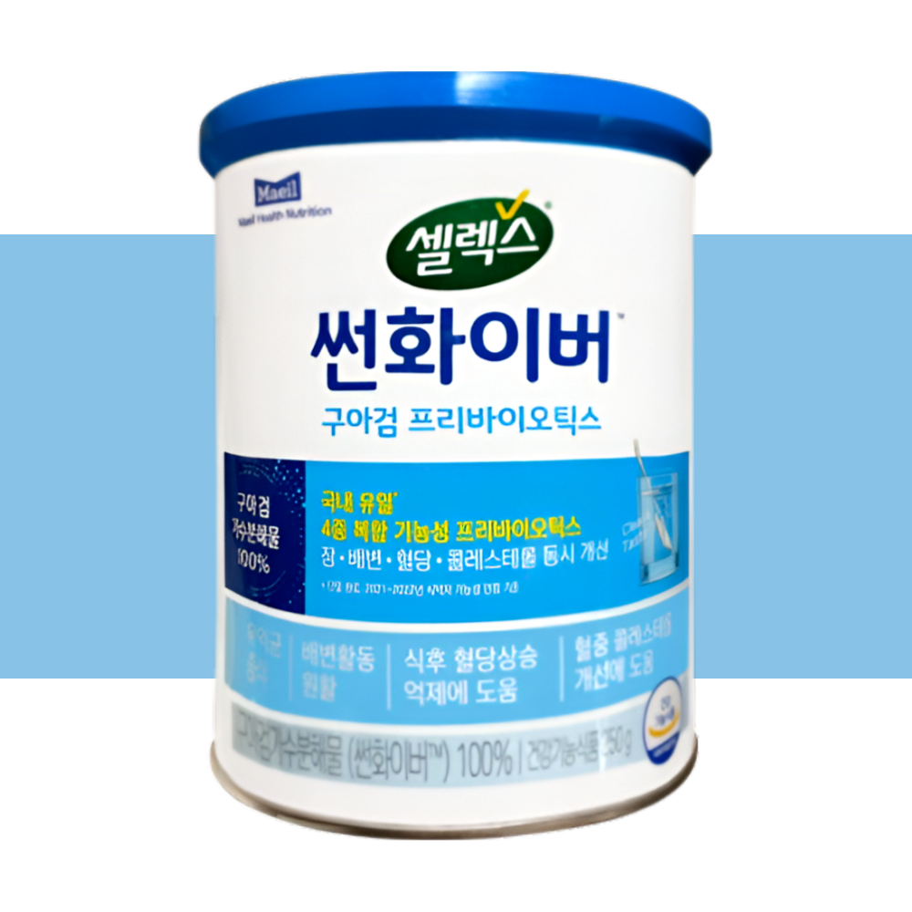 셀렉스 썬화이버 프리바이오틱스 구아검가수분해물 250gX1박스